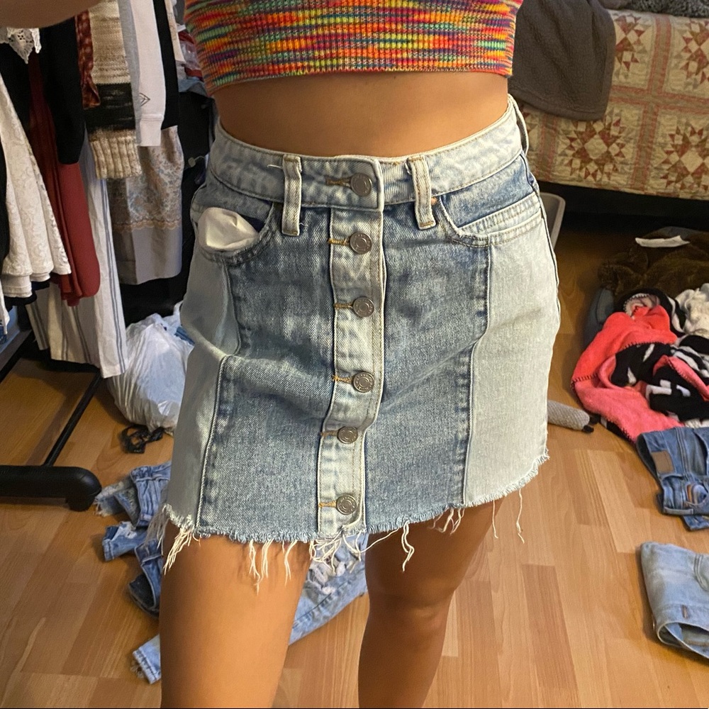 Pacsun jean skirt